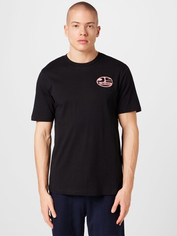 DIESEL Shirt 'JUST' in Black: front