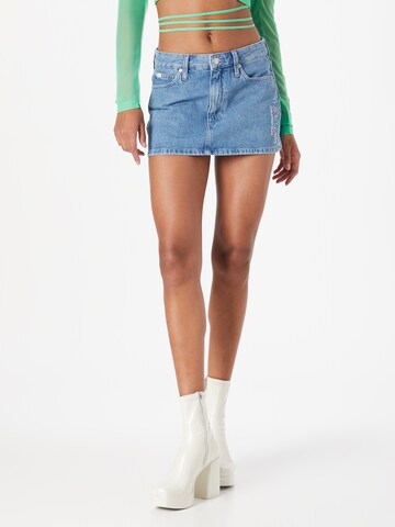 Calvin Klein Jeans Skirt in Blue: front