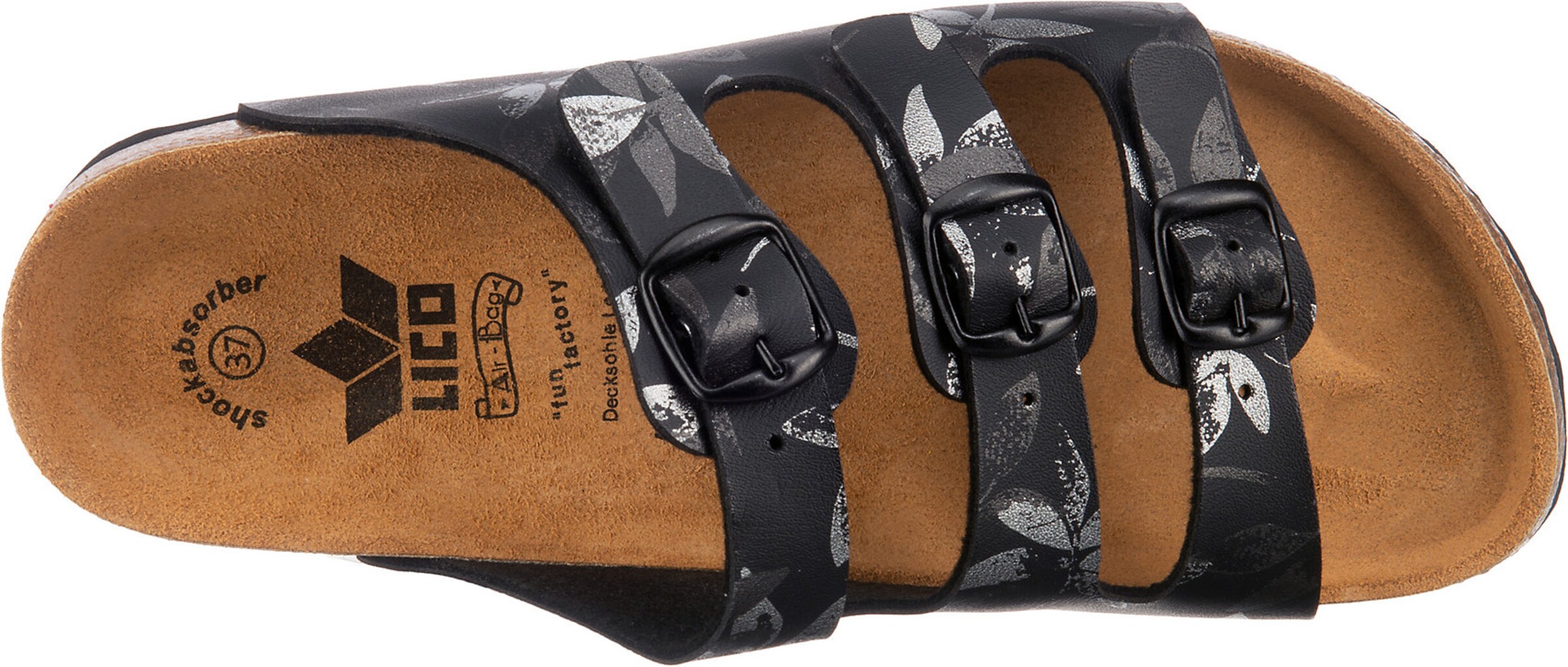 LICO Pantolette in Schwarz