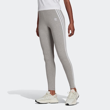 ADIDAS ORIGINALS Skinny Leggingsit värissä harmaa: edessä