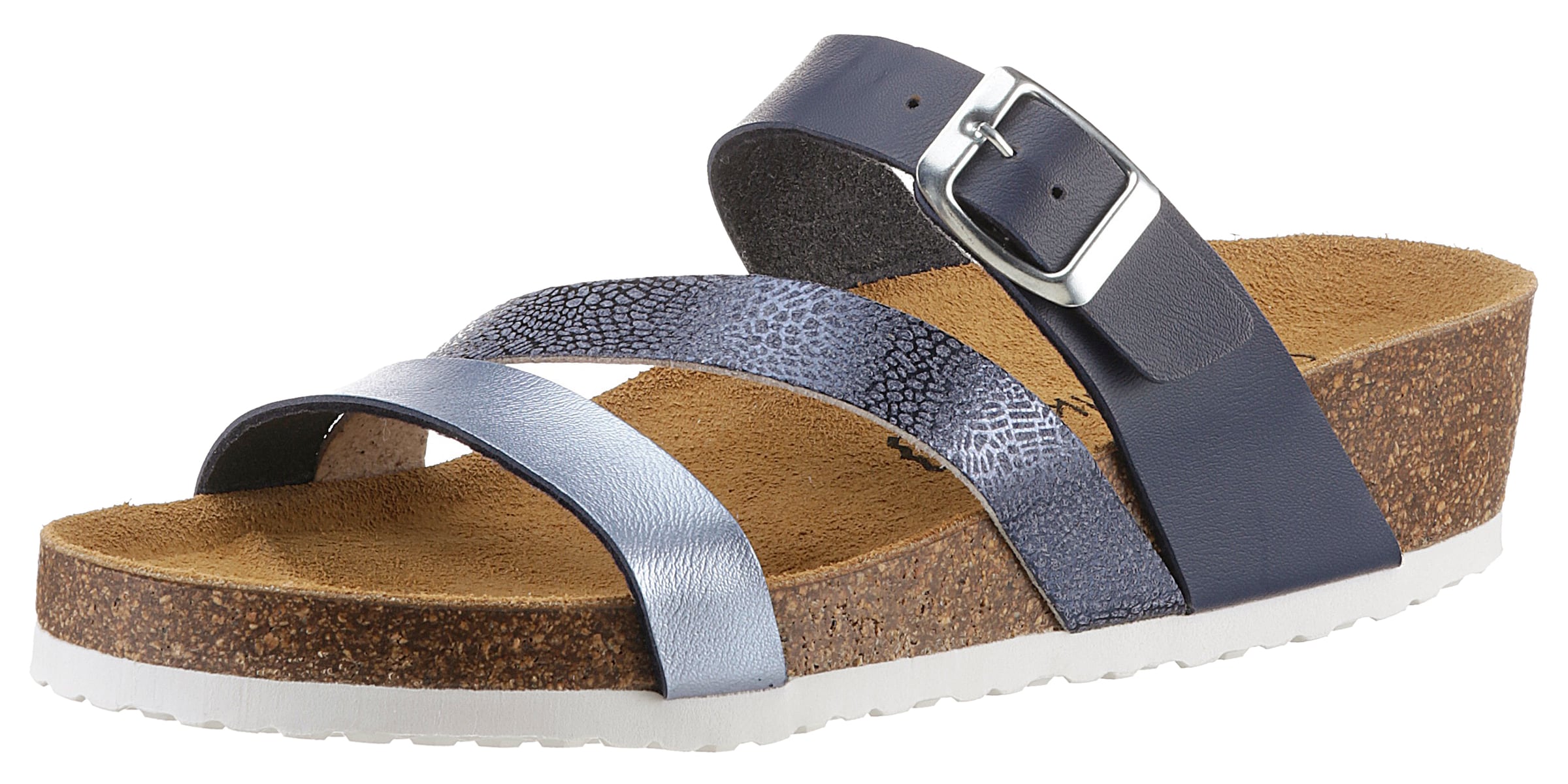 CITY WALK Mules in Grey: front