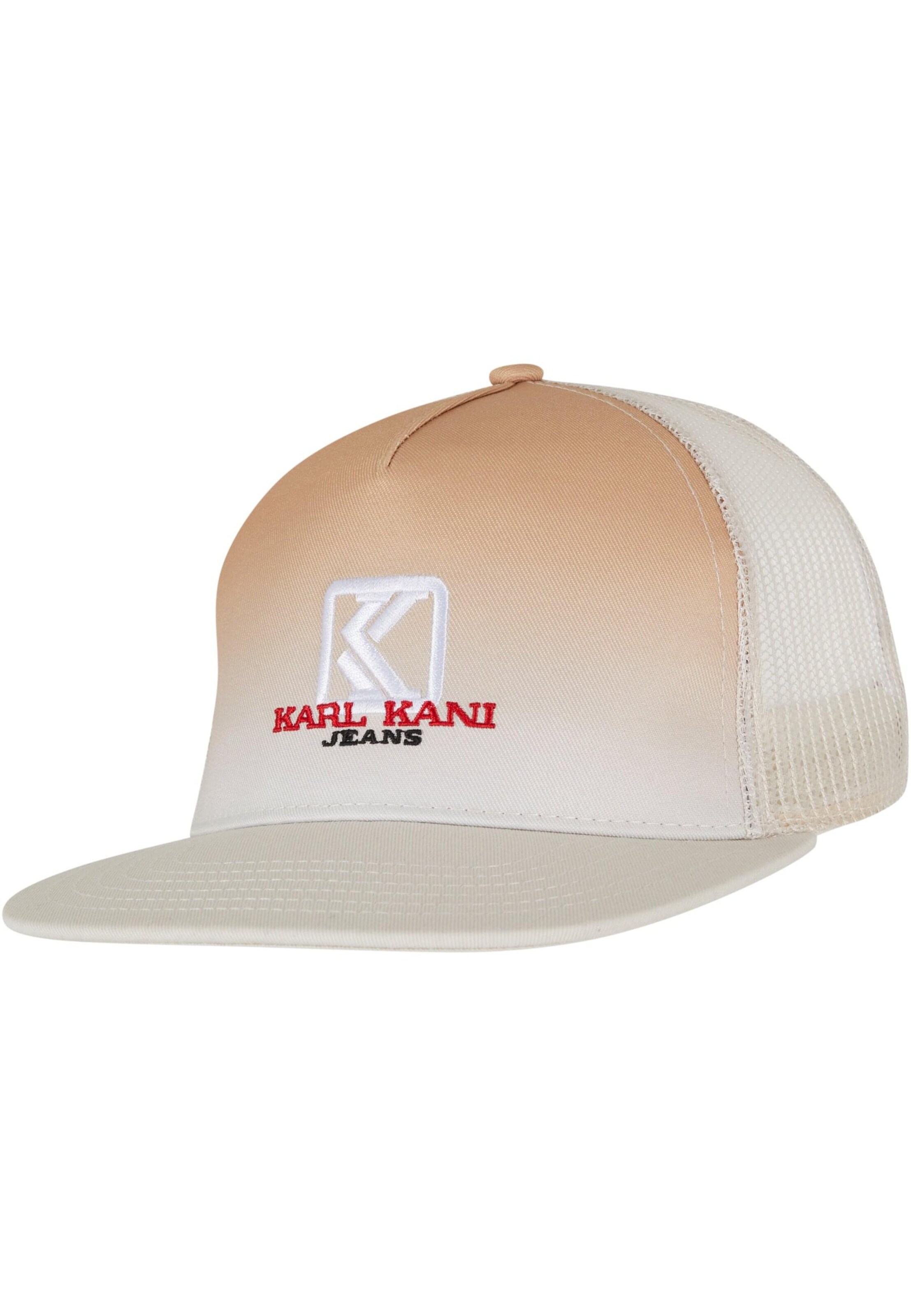 Cappello da baseball di Karl Kani in beige: frontale