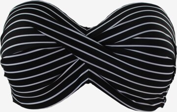 SugarShape Bandeau Bikinitop 'Monaco' in Schwarz: predná strana