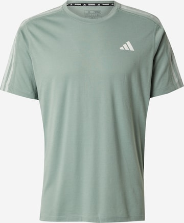 Maglia funzionale 'Own The Run' di ADIDAS PERFORMANCE in verde: frontale