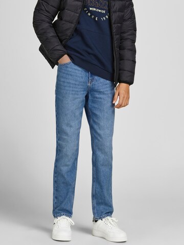 Jack & Jones Junior Regular Jeans 'Clark' in Blue: front