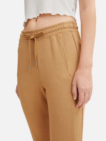 TOM TAILOR Tapered Trousers in Beige