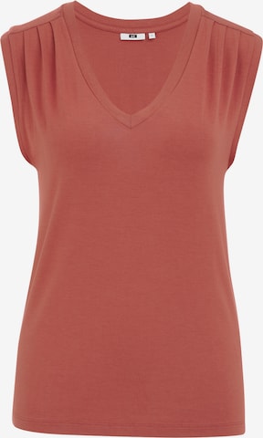 WE Fashion Toppi värissä punainen: etupuoli