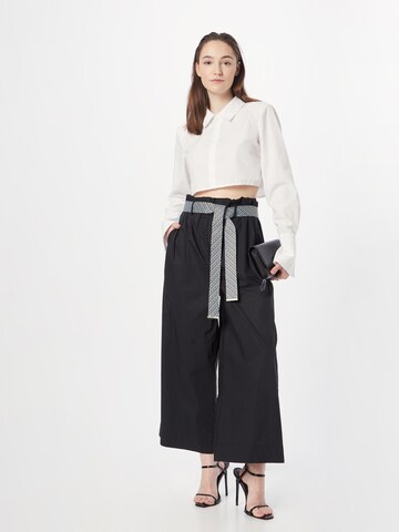 Wide Leg Pantalon 'PUPA' PINKO en noir