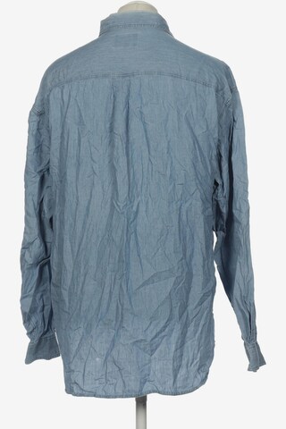 Trussardi Button Up Shirt in XL in Blue