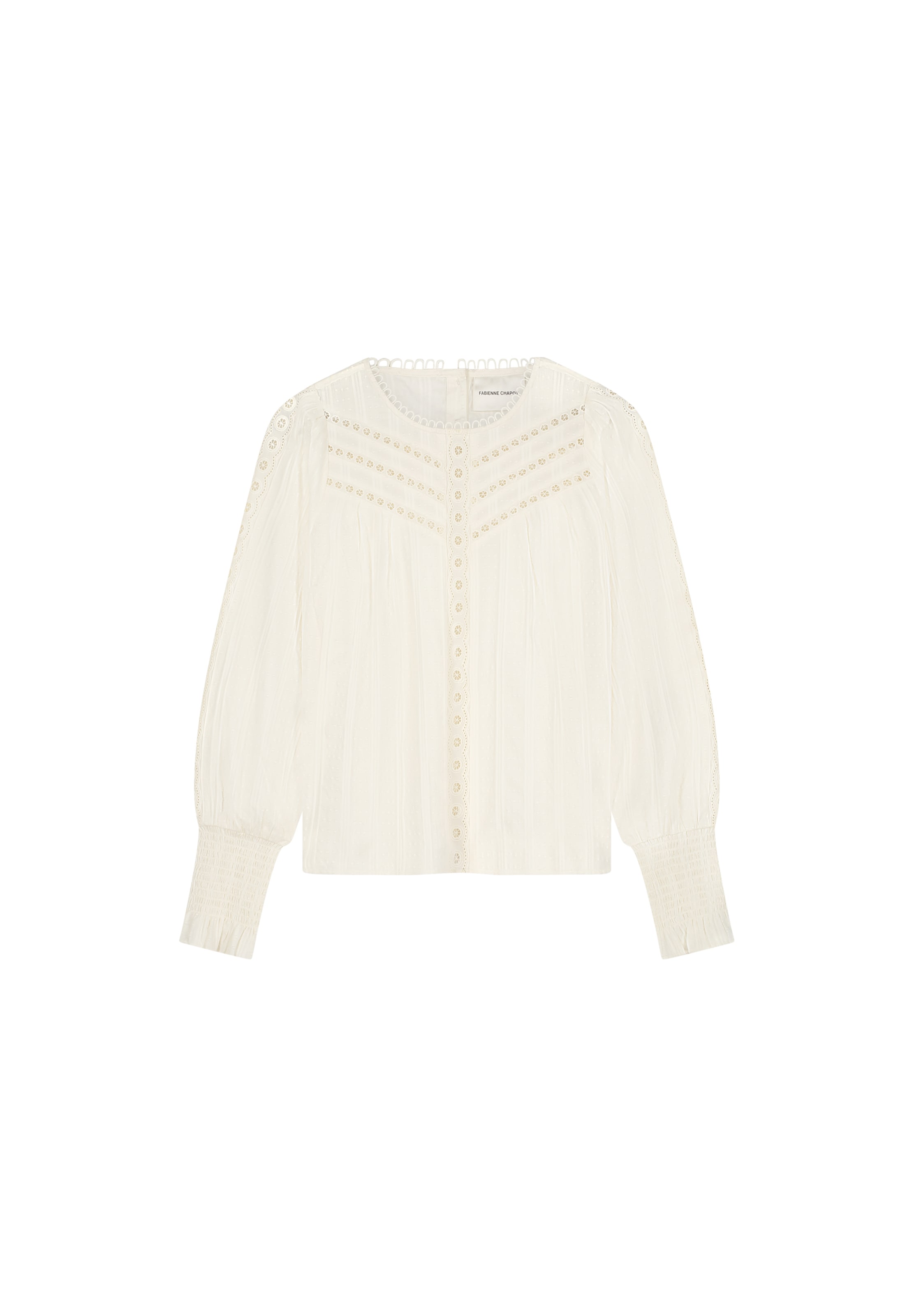 Fabienne Chapot Blouse in Wit: voorkant