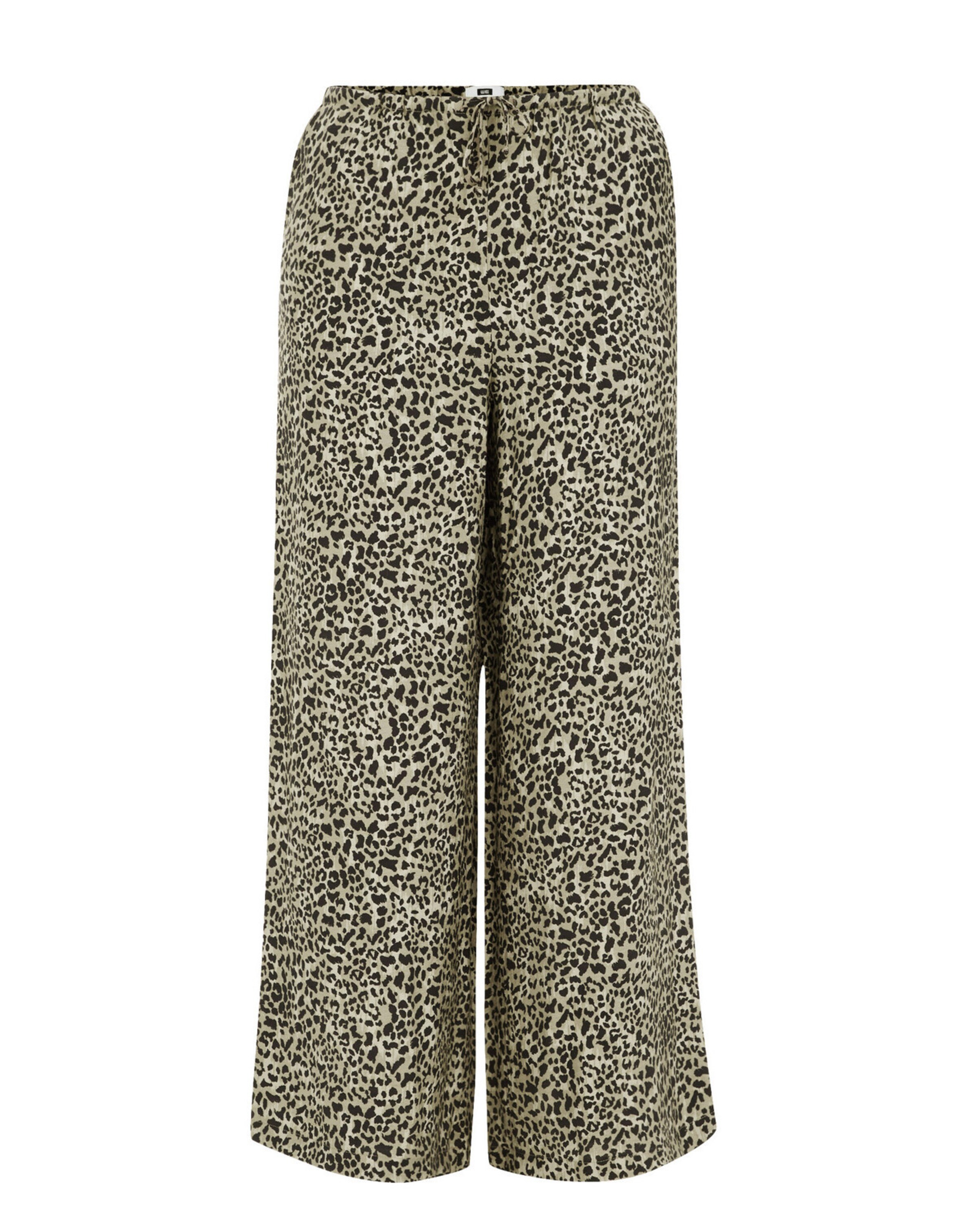 WE Fashion Püksid brokaat / must, Tootevaade