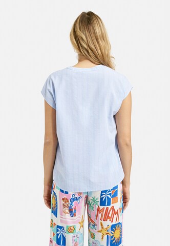 Milano Italy Blouse in Blue