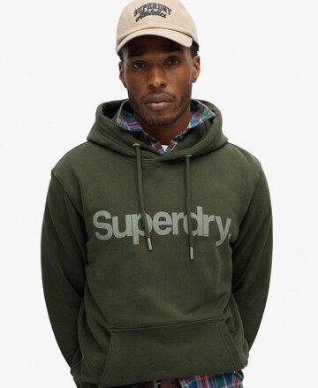 Superdry Sweatshirt in Green: front