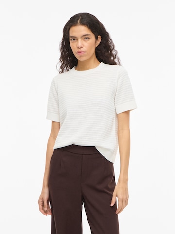 Pull-over 'VILOLLO' VILA en blanc : devant