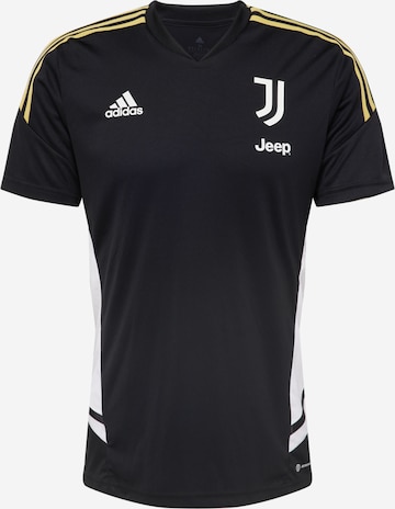 melns ADIDAS PERFORMANCE Sportiska stila krekls: no priekšpuses