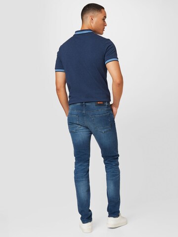 BOSS Orange Tapered Jeans 'Taber' i blå