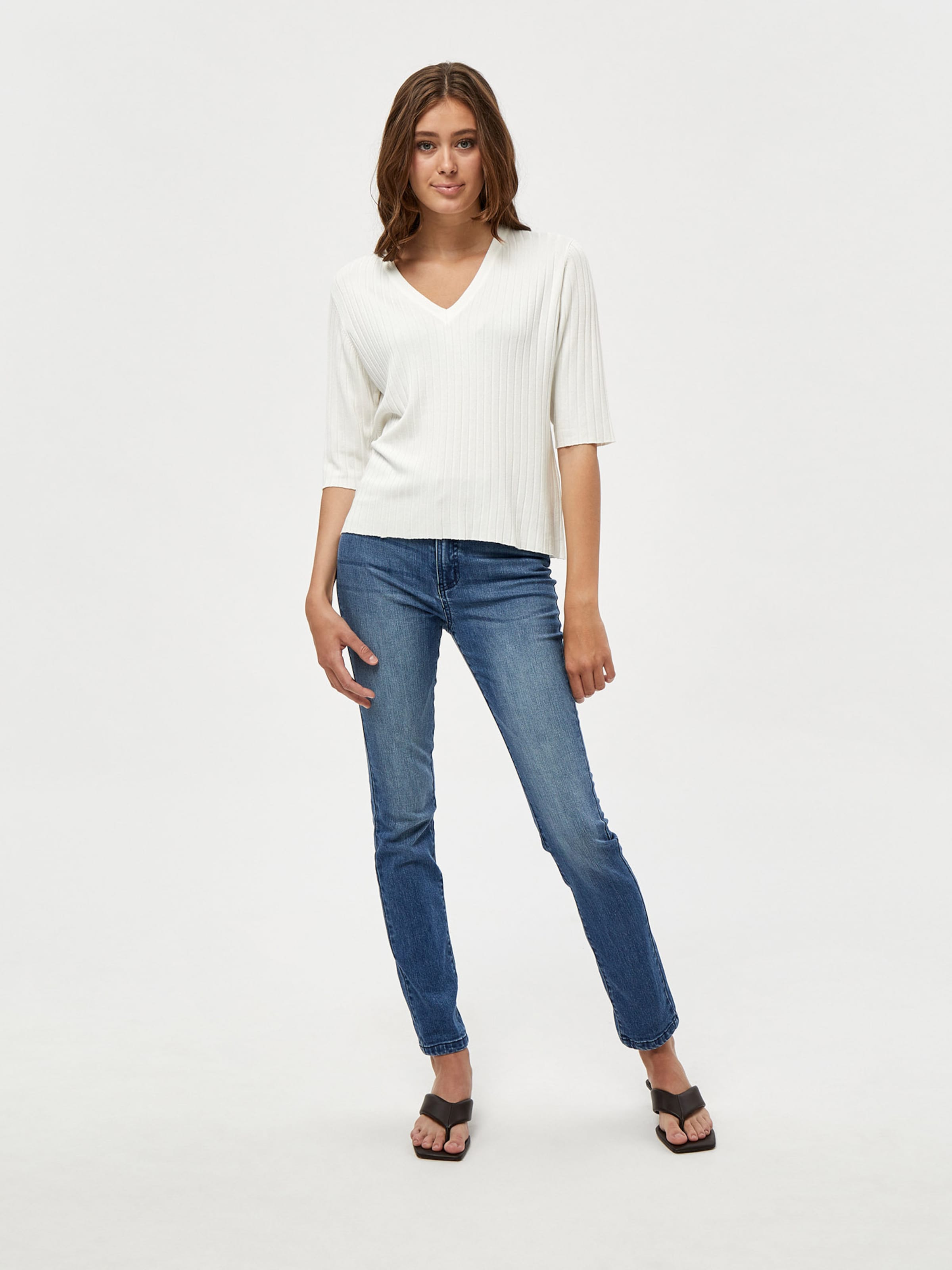 Peppercorn Sweater 'Tana' in White