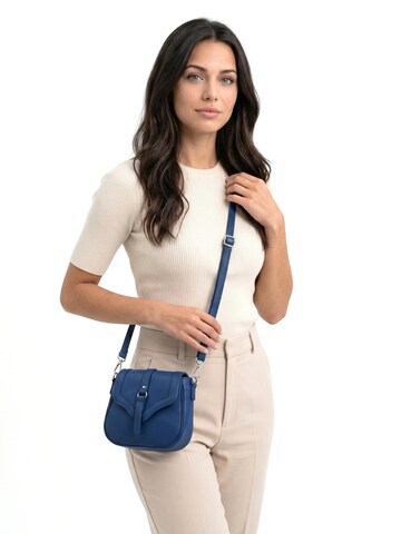 Sac à bandoulière Cluty en bleu