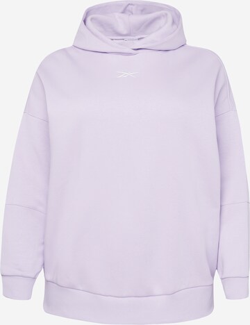 Reebok Sport sweatshirt i lila: framsida