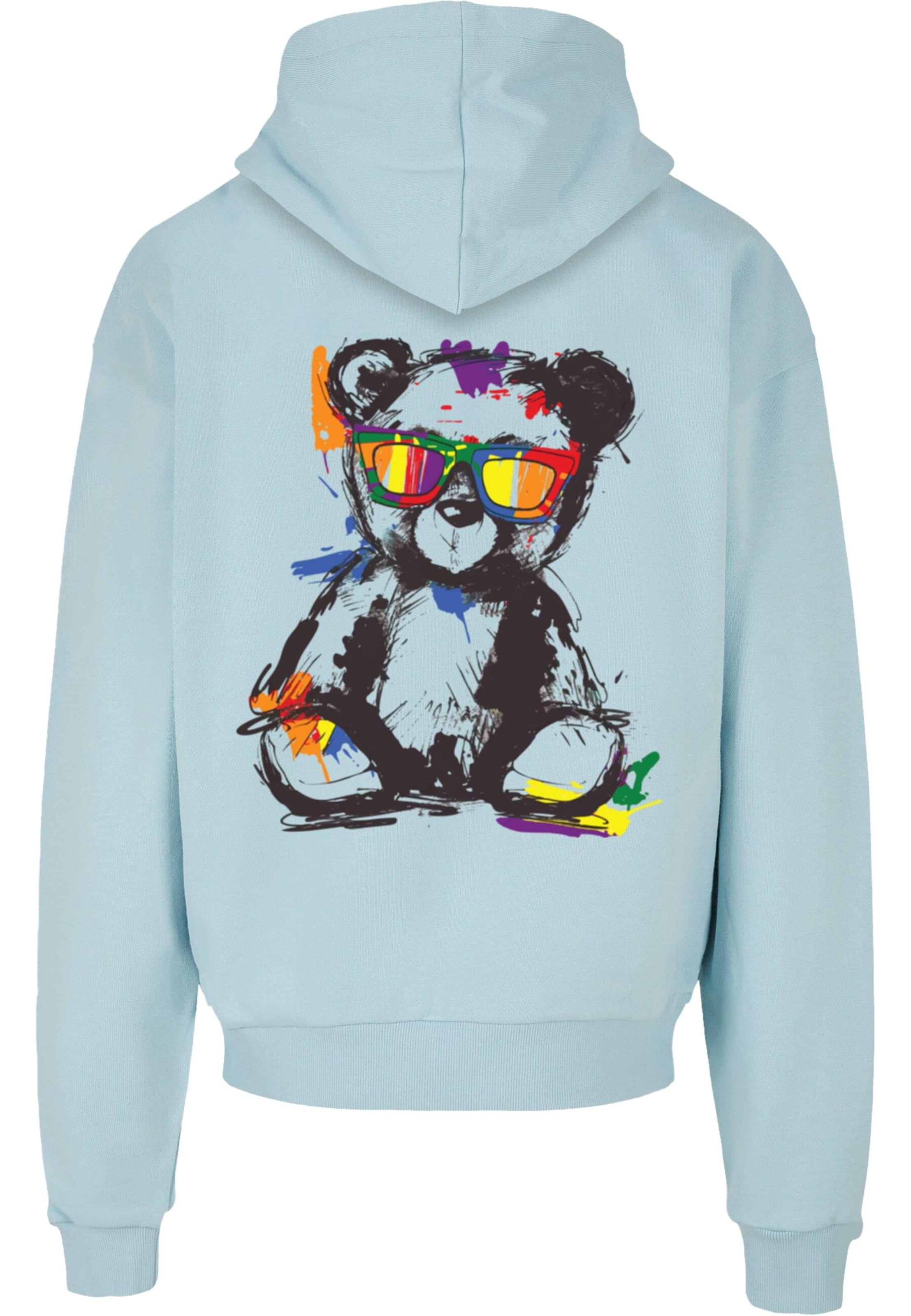Merchcode Sweatshirt 'Love Teddy' i blå