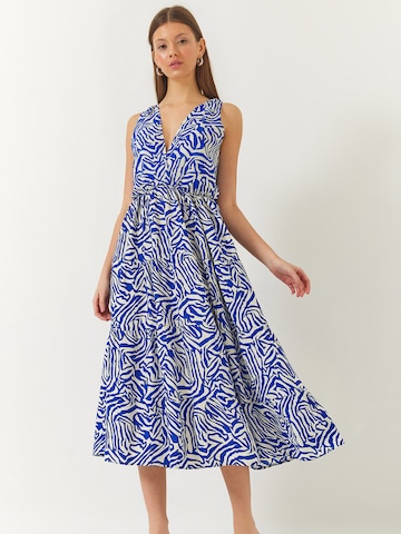 Bianco Lucci Jurk in Blauw