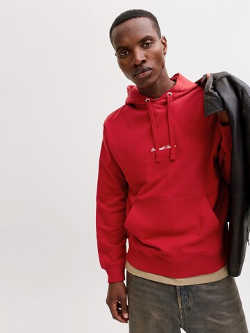 JACK & JONES Sweatshirt 'JORNorrebro' i rød