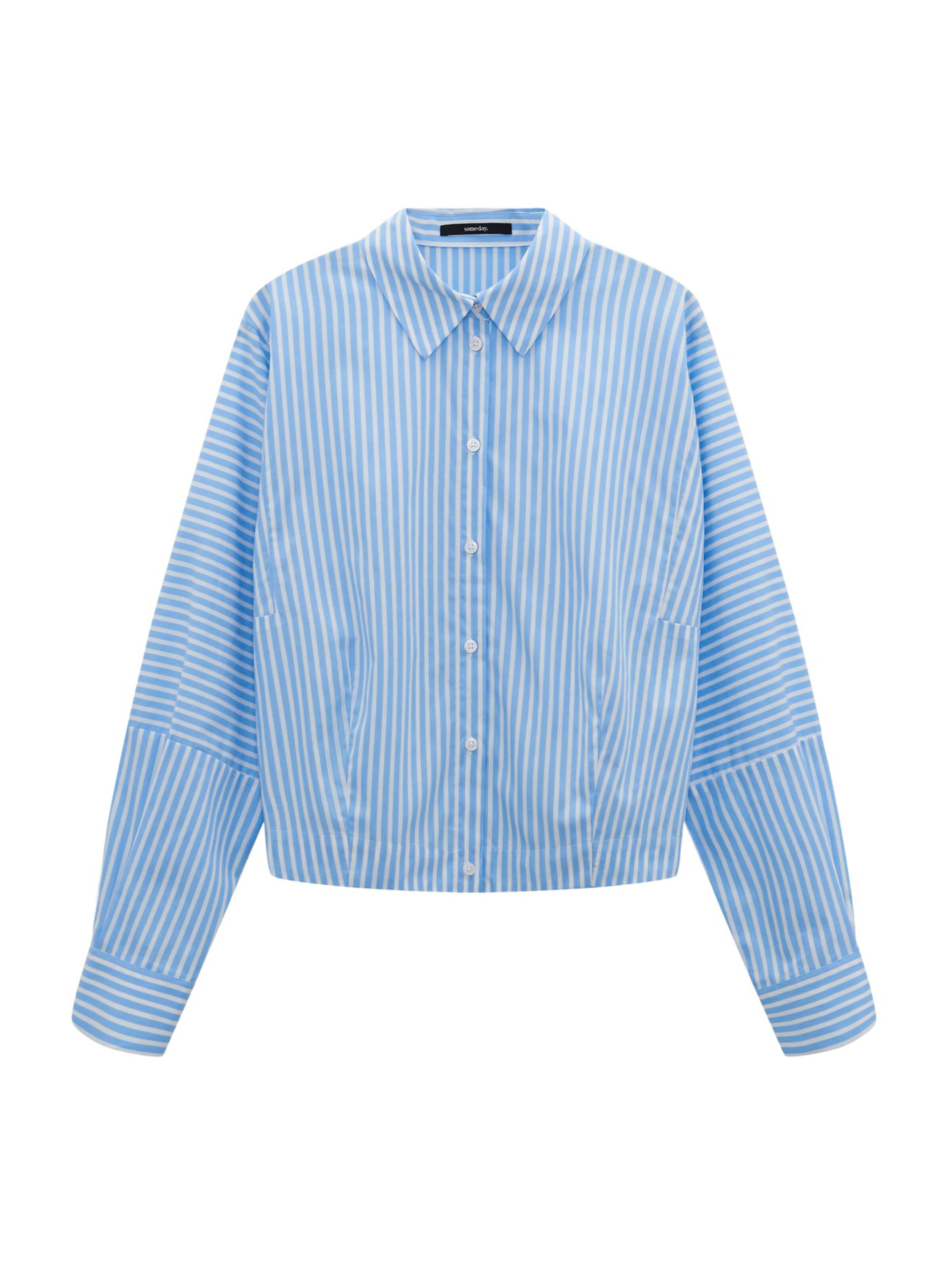 Someday Bluse 'Zesto' in Blau: Vorderseite