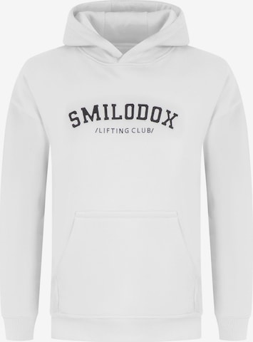Smilodox Sweatshirt 'Harden' in White: front