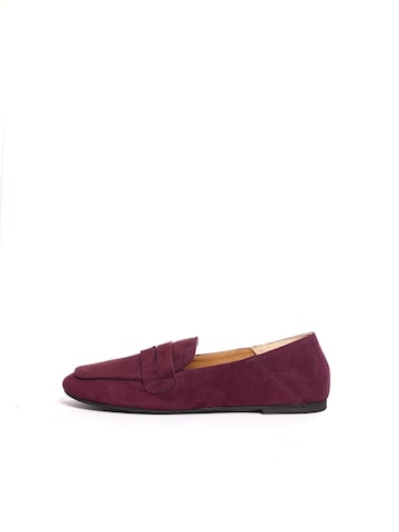 Flarelle Moccasins 'Selvetta' in Red: front