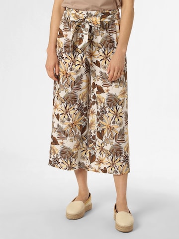 Marie Lund Wide leg Harembroek ' ' in Wit: voorkant