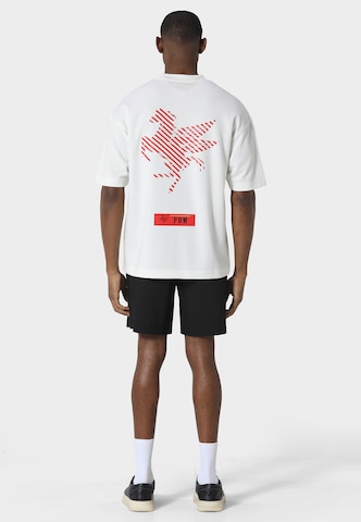 T-Shirt 'Pegus' Pas De Monaco en blanc