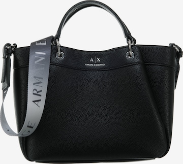 ARMANI EXCHANGE - Bolso de mano en negro: frente