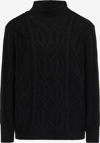 Pull-over Usha en noir : devant