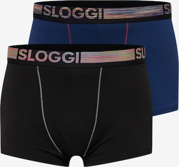 SLOGGI Boxer shorts 'men GO ABC Natural H' in Blue: front