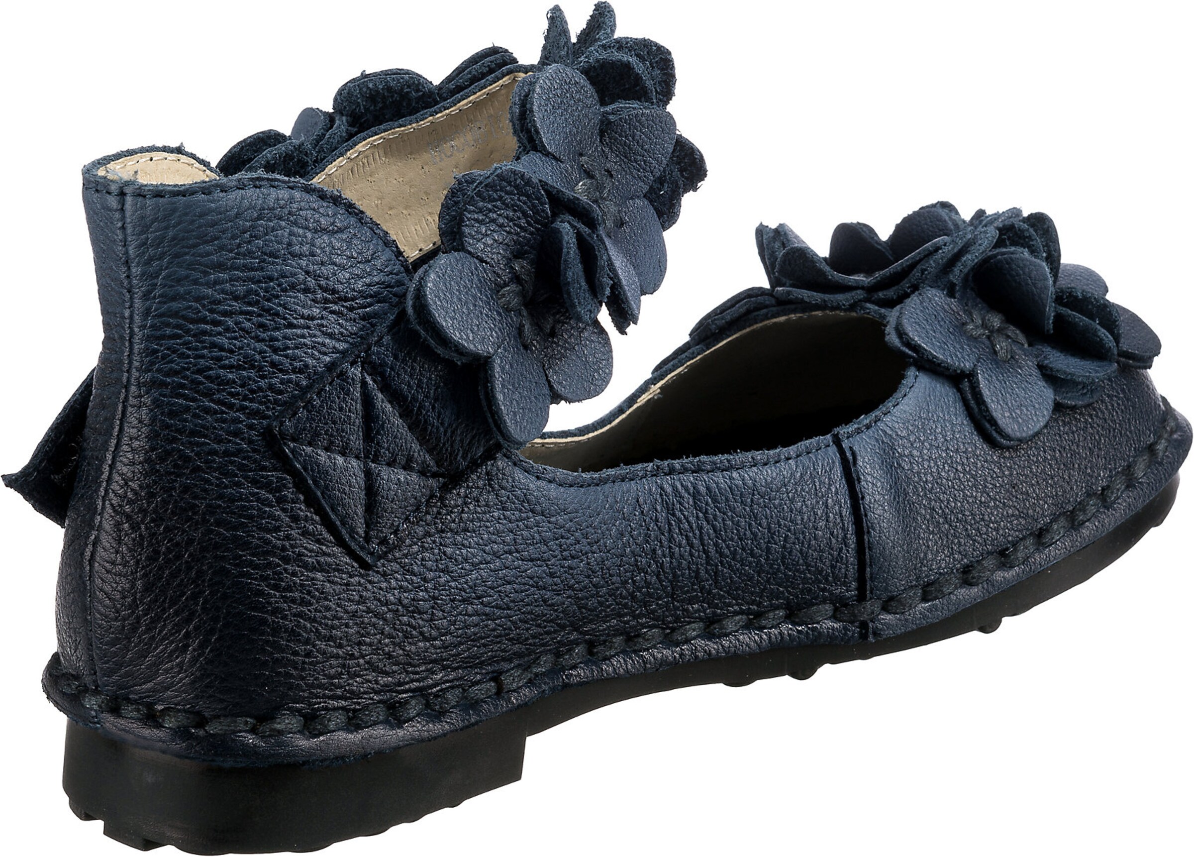 Laura Vita Ballerina met riempjes 'Hocobio' in Blauw