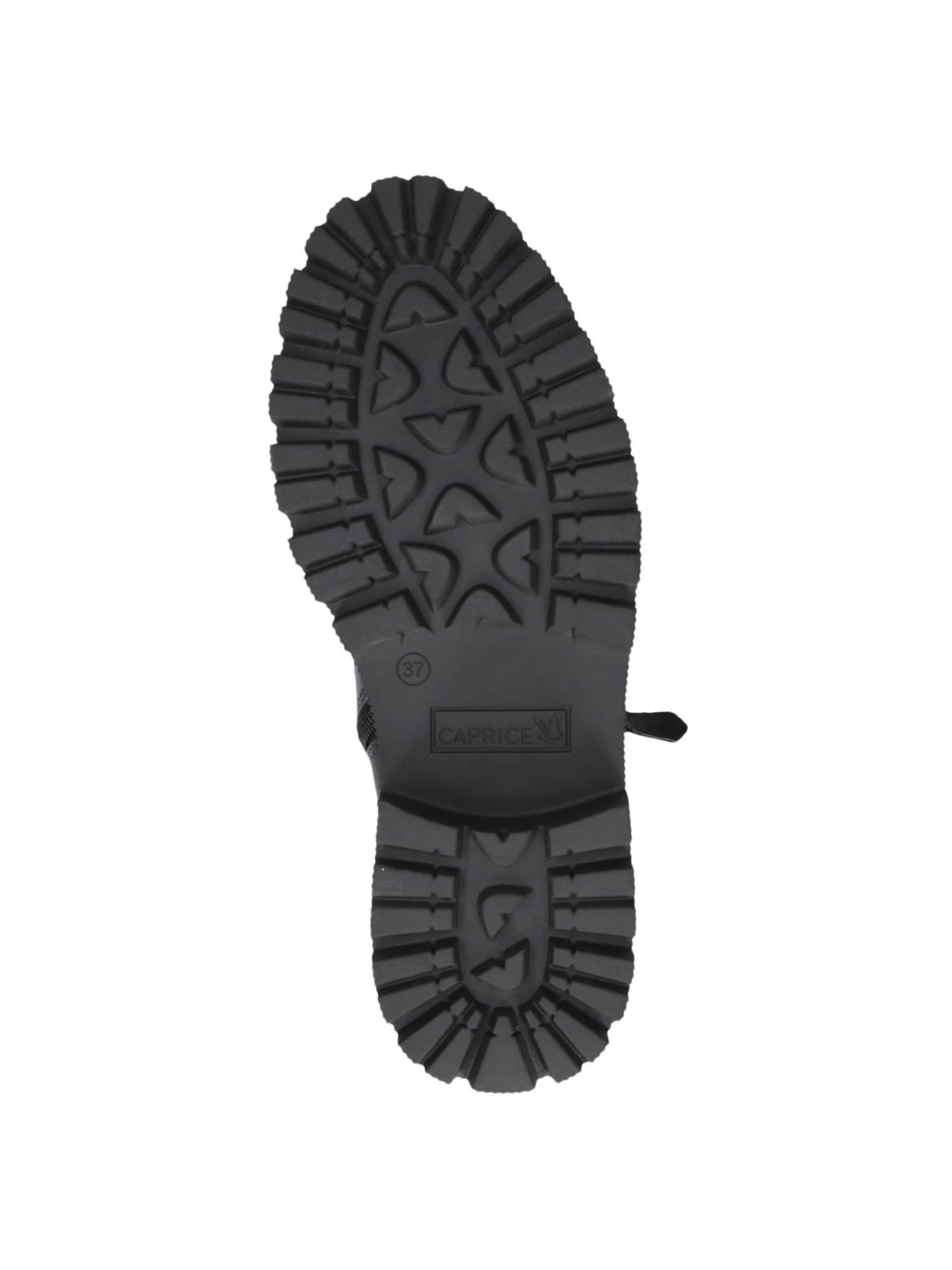 CAPRICE Schnürstiefelette 'Dilara' in Schwarz