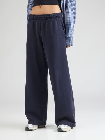 Wide leg Pantaloni di WEEKDAY in blu: frontale