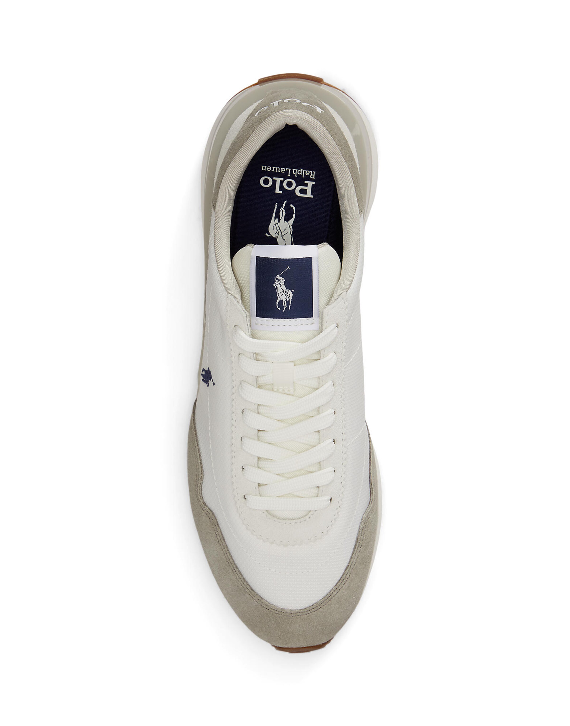 Baskets basses 'TRAIN 89 PP' Polo Ralph Lauren en gris