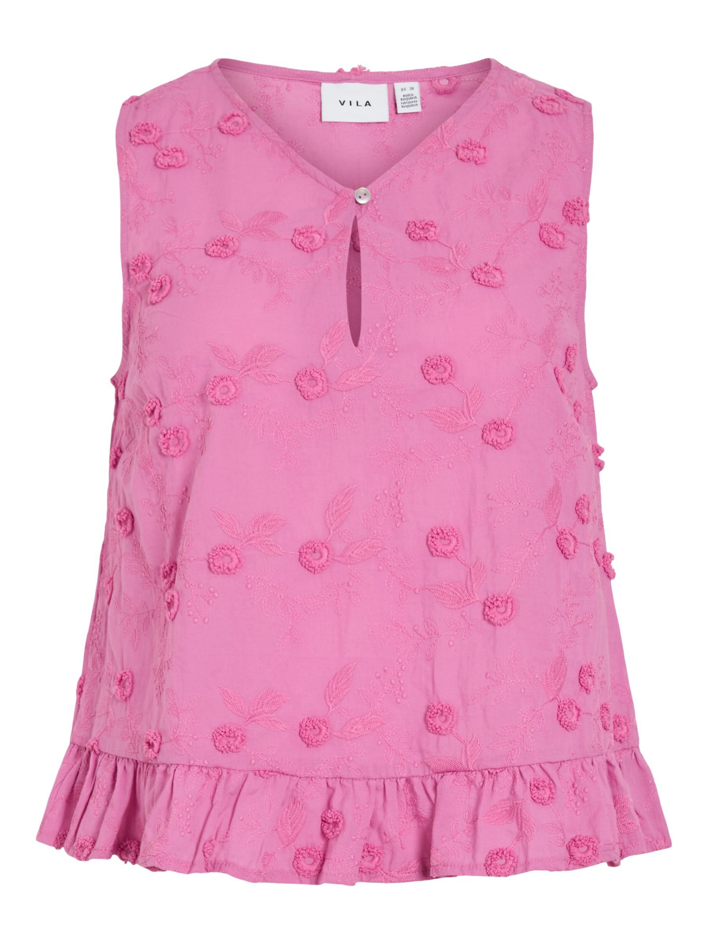 VILA Blouse 'VISimone' in Roze: voorkant
