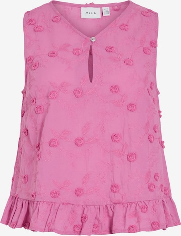 Camicia da donna 'VISimone' di VILA in rosa: frontale