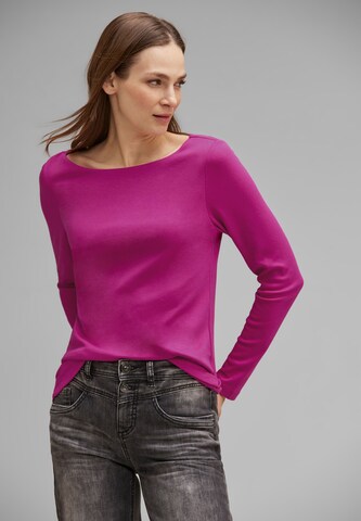 STREET ONE - Camiseta 'New Lanea' en rosa: frente