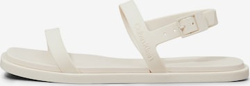 Calvin Klein Sandal in White: front