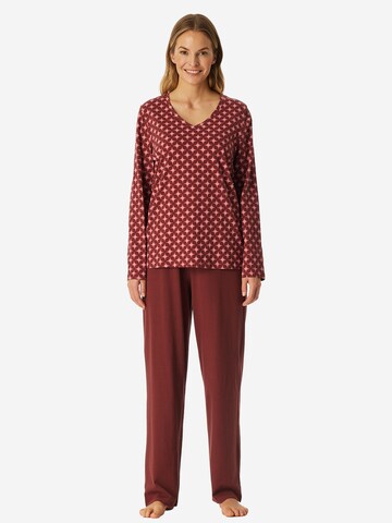 SCHIESSER Pyjama 'Comfort Essentials' in Rot