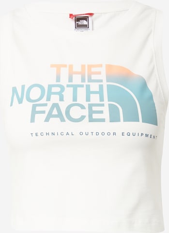 THE NORTH FACE - Top em branco: frente