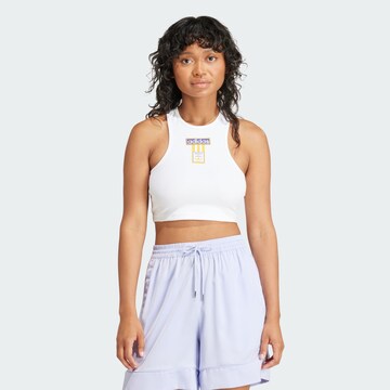 ADIDAS ORIGINALS - Top em branco: frente