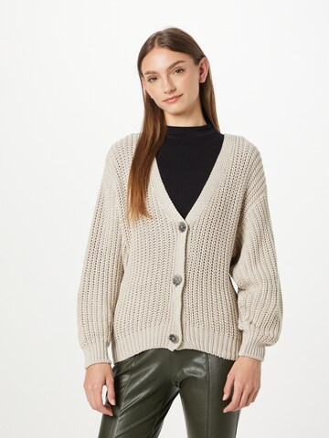 JAN 'N JUNE Knit Cardigan 'LENA' in Beige: front