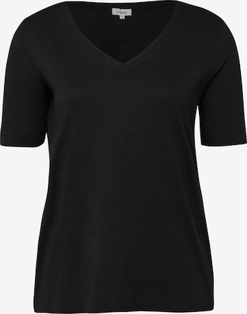 T-shirt s.Oliver en noir : devant