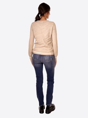 Pull-over 'Maglia' Yes Zee en marron