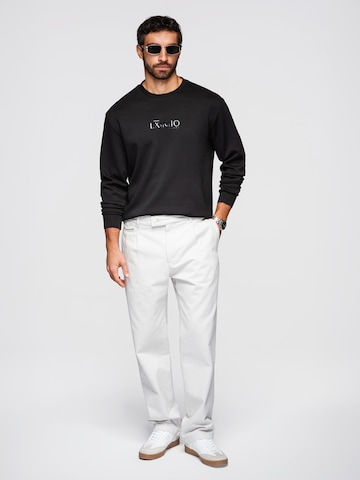 Ombre Sweatshirt 'Eximio' in Zwart