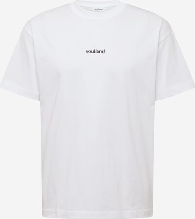 Soulland T-Shirt 'Kai' en noir / blanc, Vue avec produit